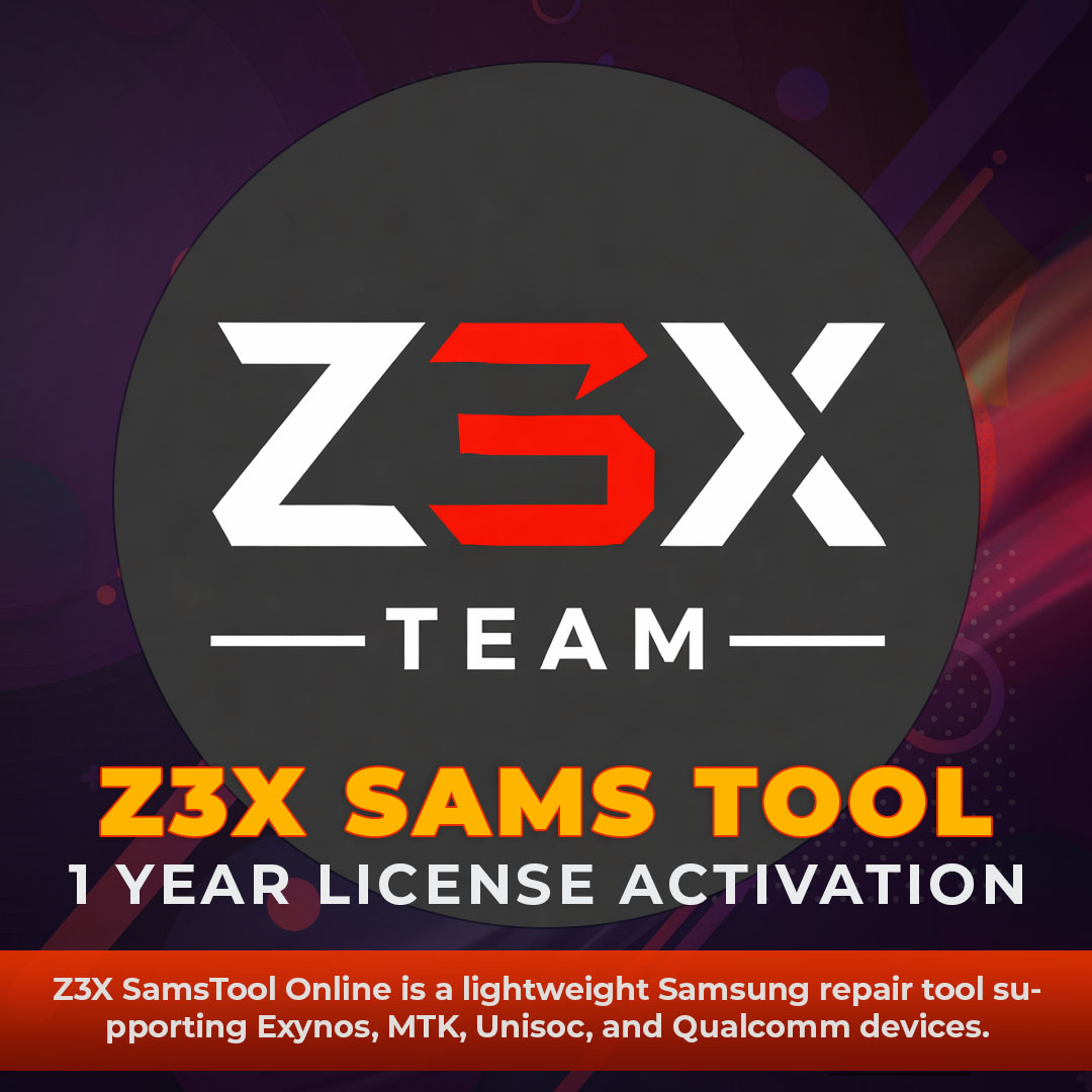 Z3X SamsTool Online – 1 Year License Activation