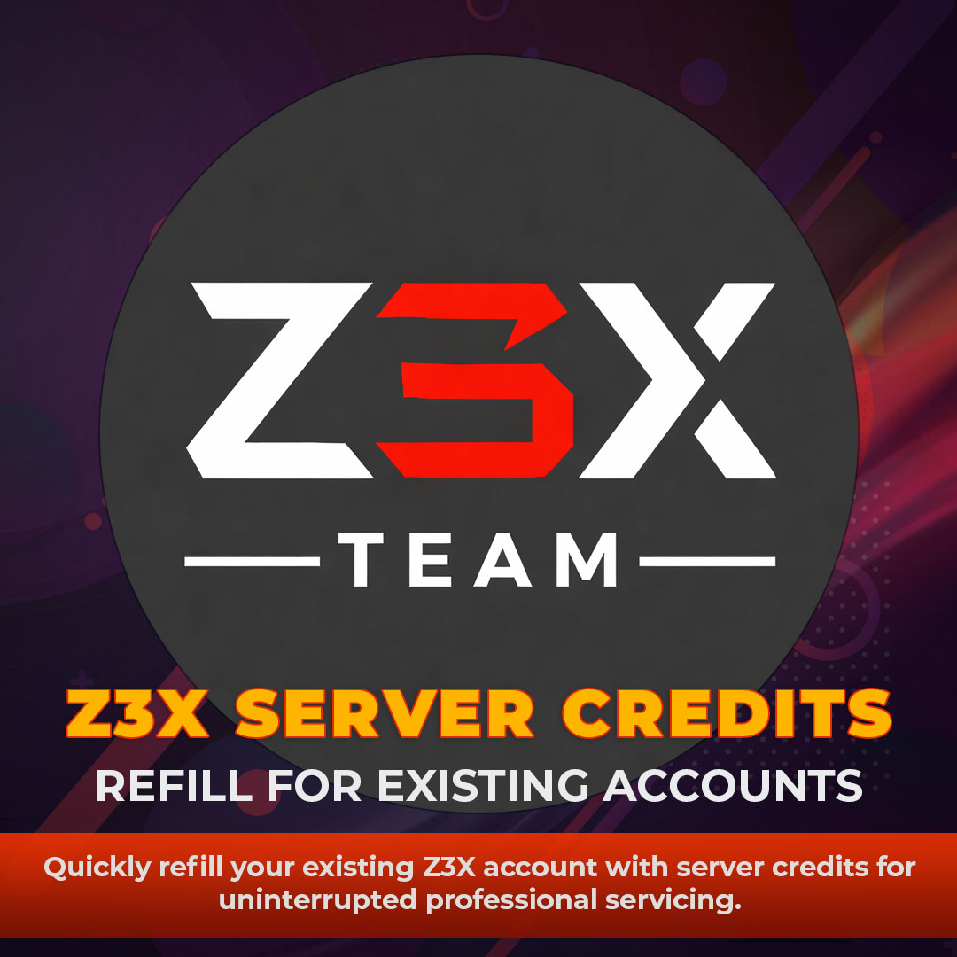 Z3X Server Credits – Refill for Existing Accounts