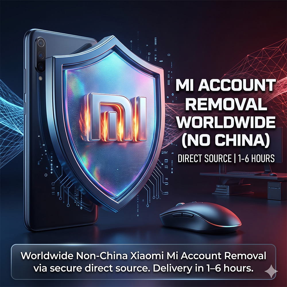 Xiaomi Mi Account Removal (Worldwide No China) | Direct Source | 1–6 Hours